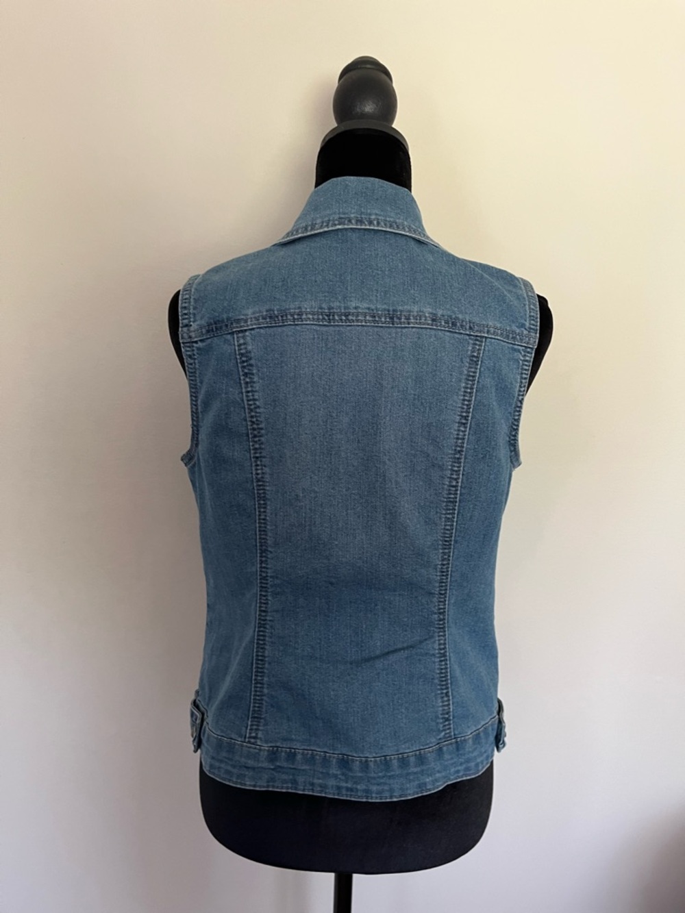 Baccini Light Blue Denim Top‎ - Picture 4 of 6